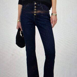 Madewell Kick Out Crop Jeans in Larkspur - NWT!